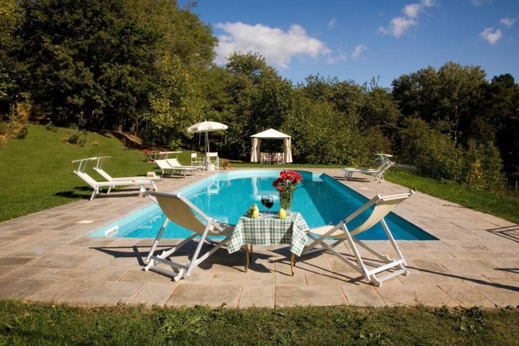 Villa Liz Tuscany, Private Pool, Hot Tub, Property Fenced, Pets Allowed Poppi Exteriér fotografie