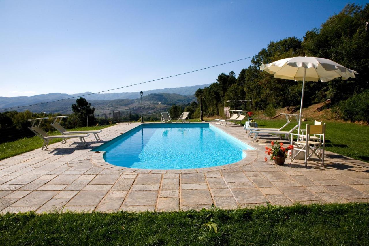 Villa Liz Tuscany, Private Pool, Hot Tub, Property Fenced, Pets Allowed Poppi Exteriér fotografie
